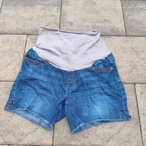 Maternity Shorts Light Blue